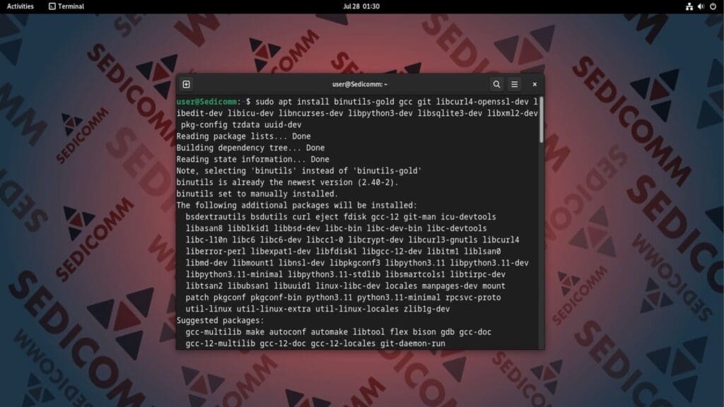 install dependencies
