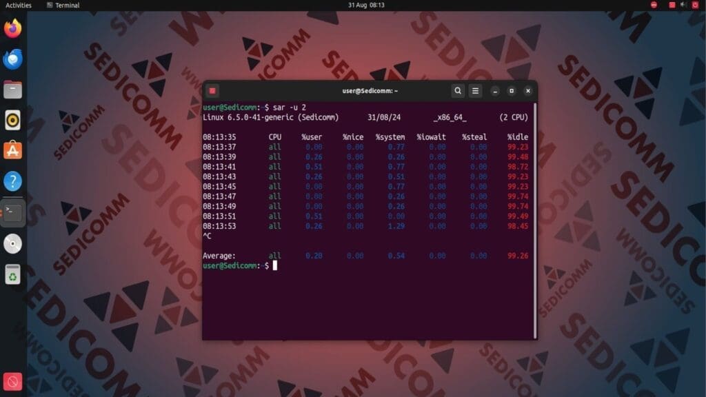 sar infinity interval