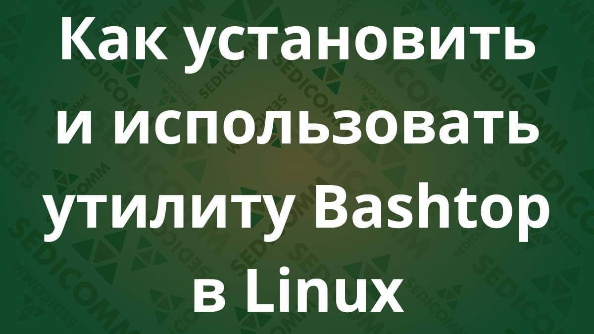 Как установить и использовать утилиту Bashtop в Linux