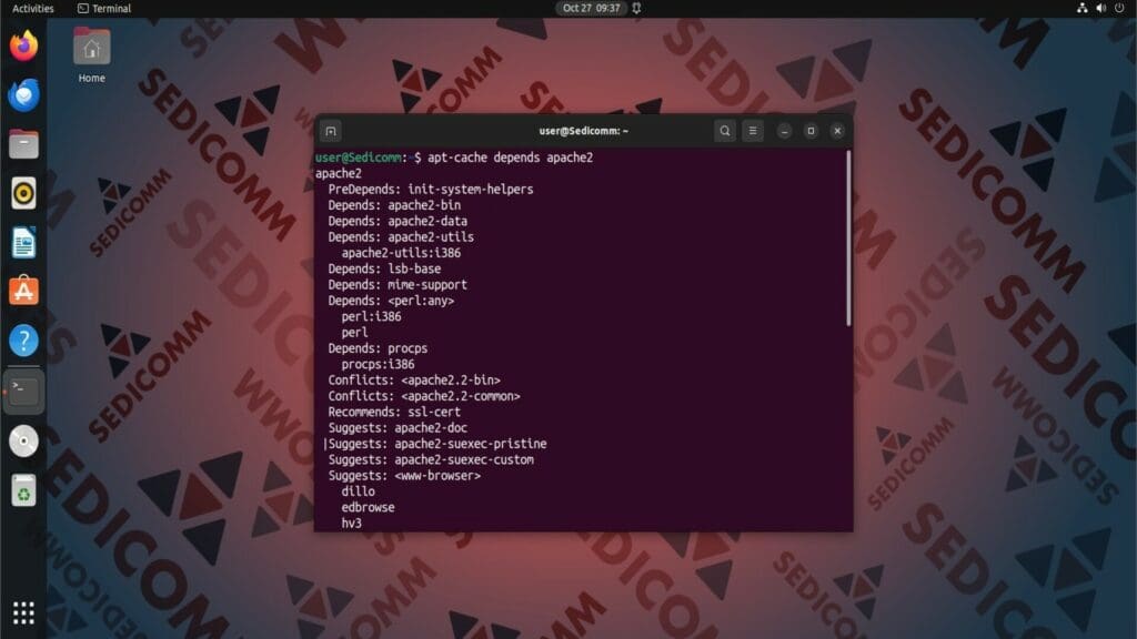 Show Package Dependencies