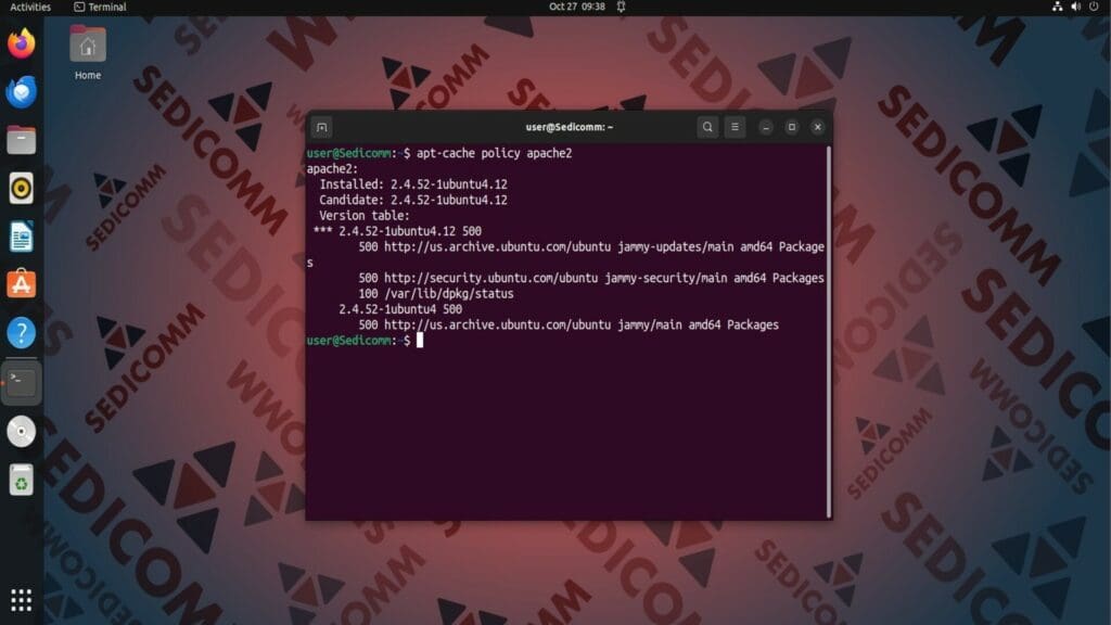 Show Package Installation Policy
