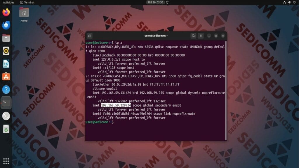 Verify Network Configuration