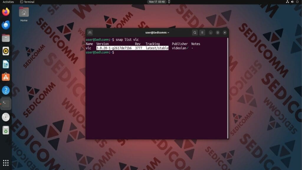 list installed version