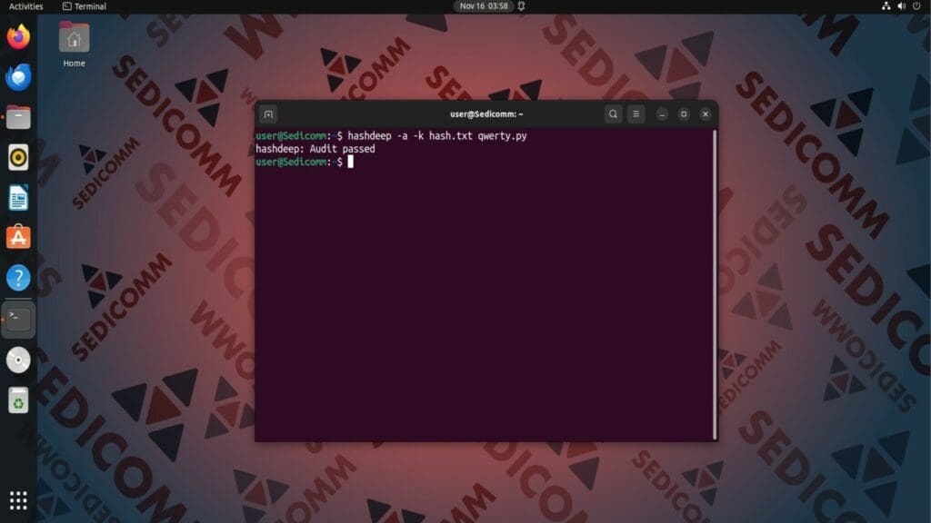Verifying File Integrity