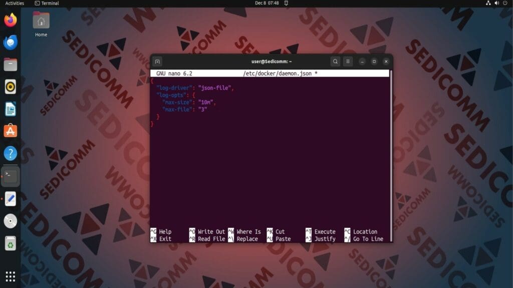 Global Log Rotation Settings