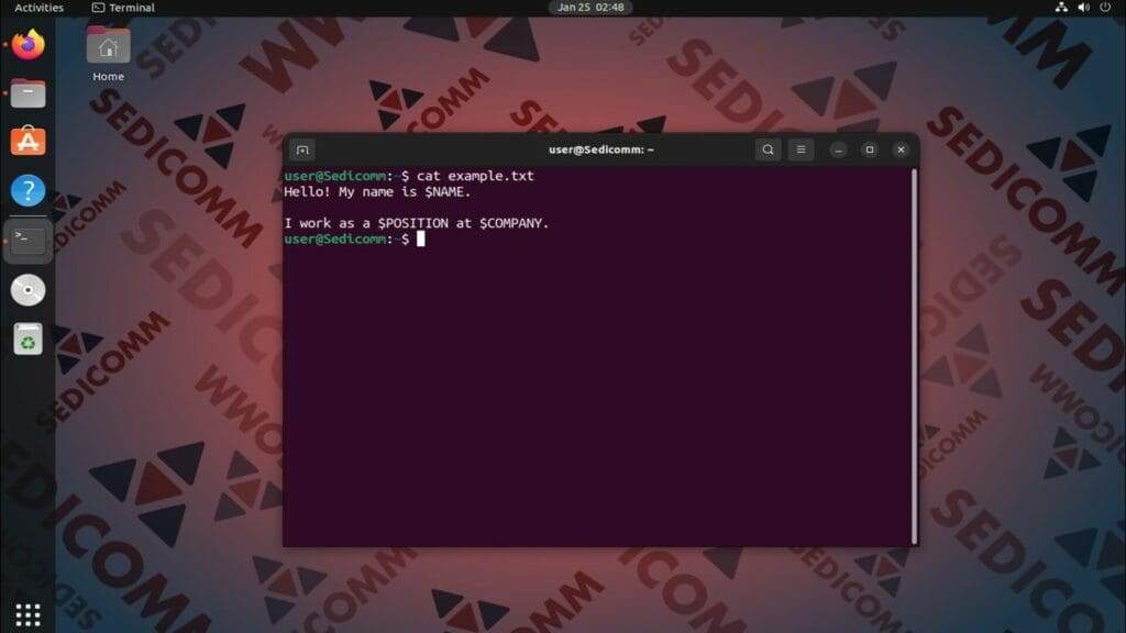 example file