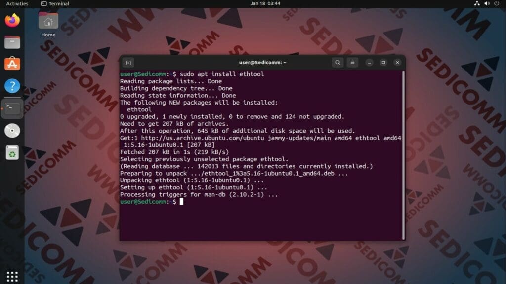 install
