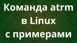 Команда atrm в Linux с примерами