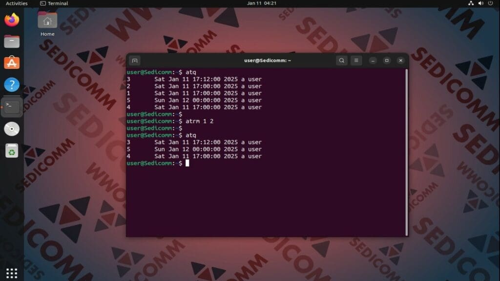 remove multiple jobs