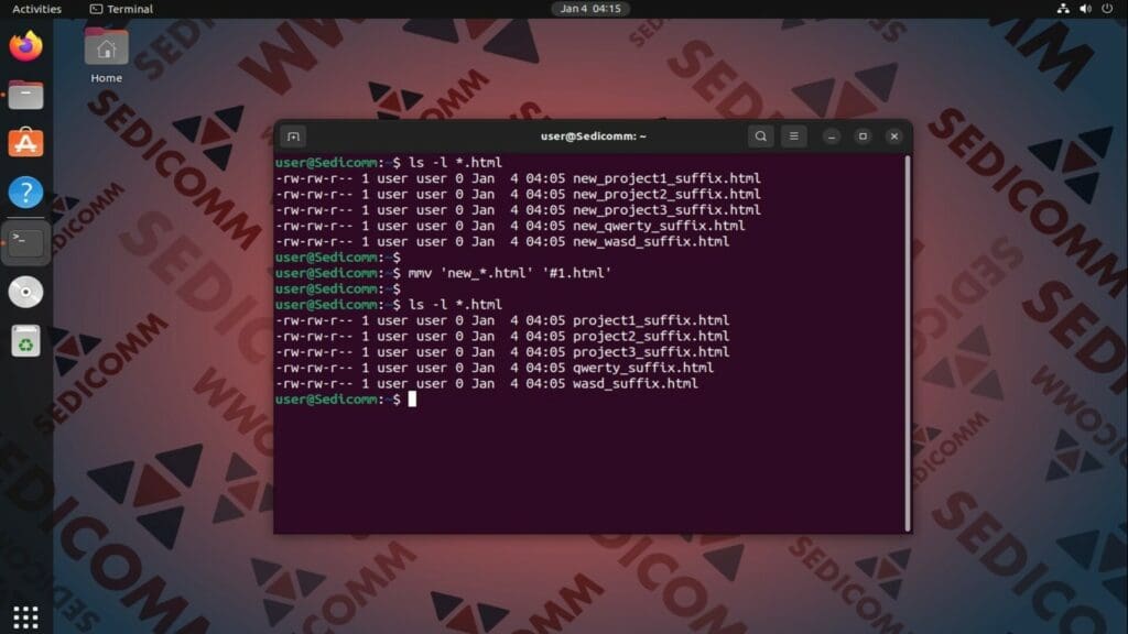 Renaming Files with Regular Expressions