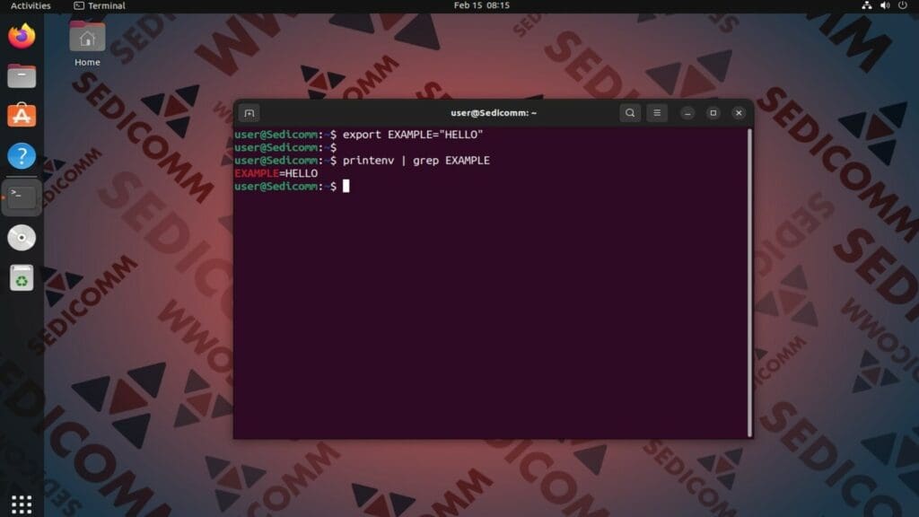 create temporary vars
