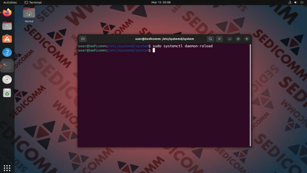 reload systemd