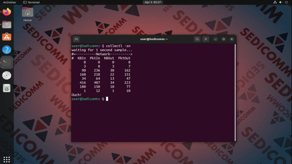 collect network data