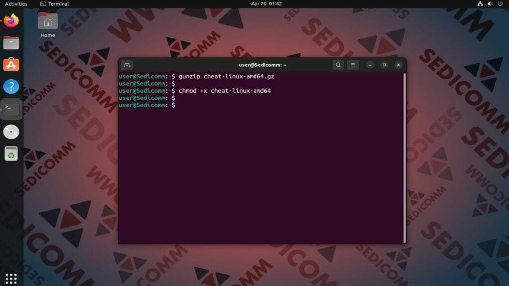 gunzip chmod cheat