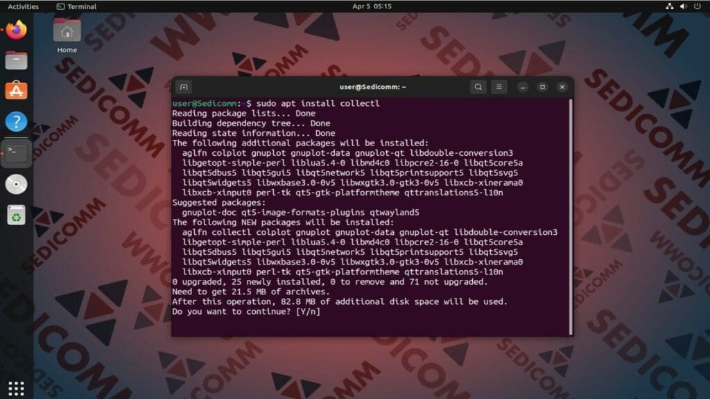install collectl
