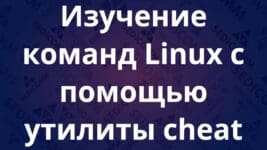 Изучение команд Linux с помощью утилиты cheat
