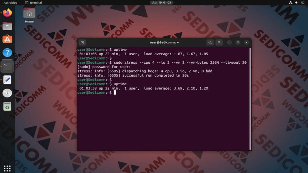 load many components stress