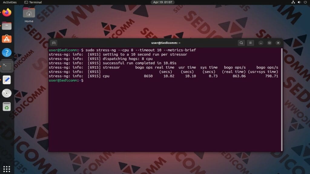 stress ng cpu