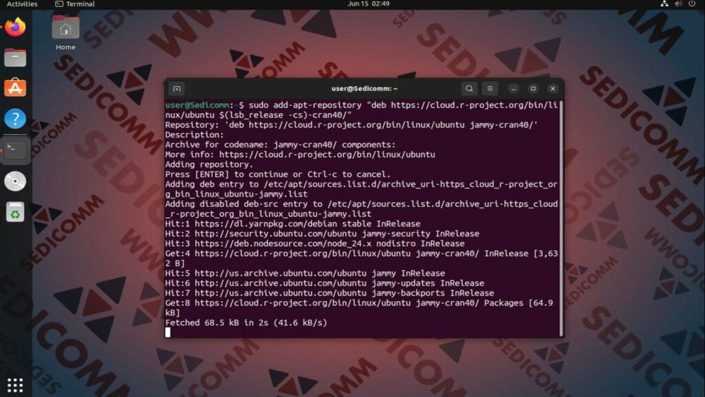 add cran repo