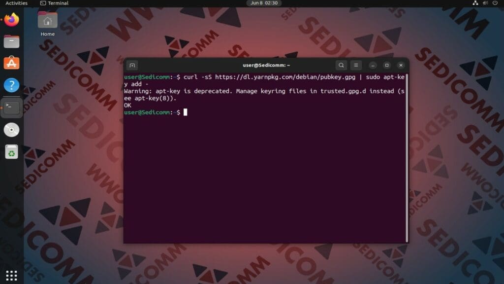 add repository key
