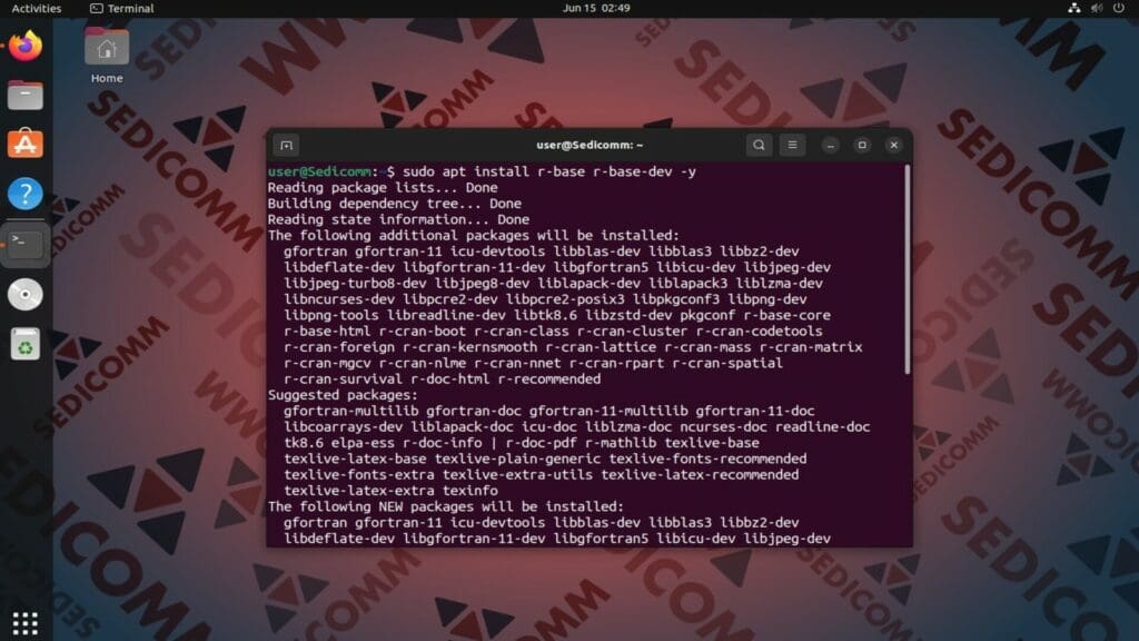install r from cran