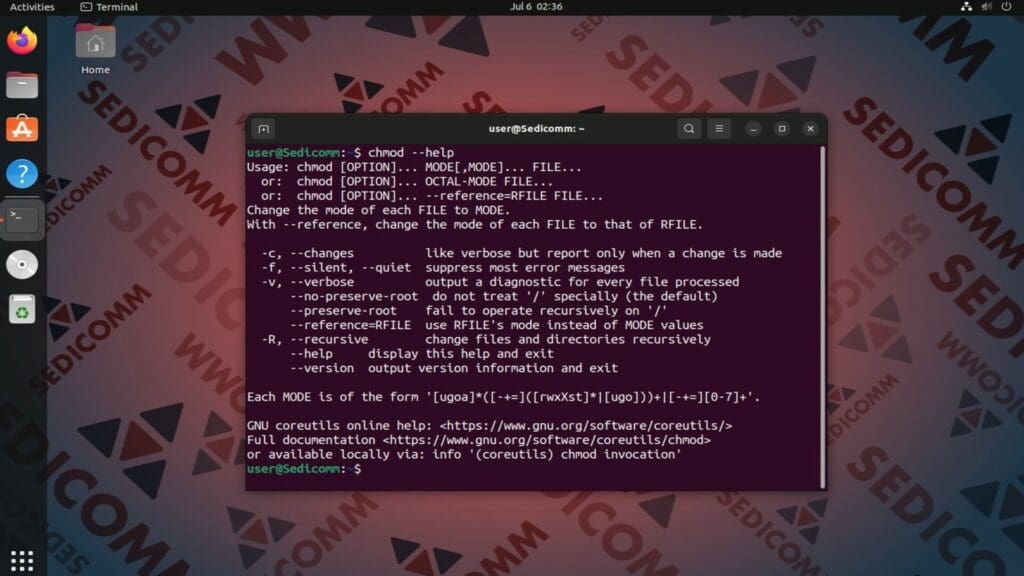 chmod help