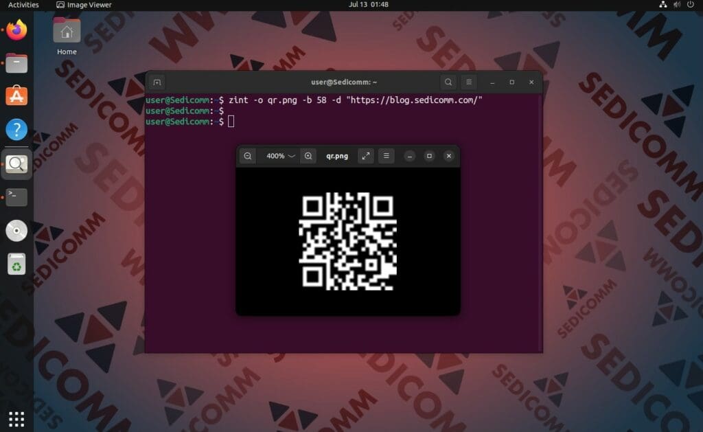 zint generate command